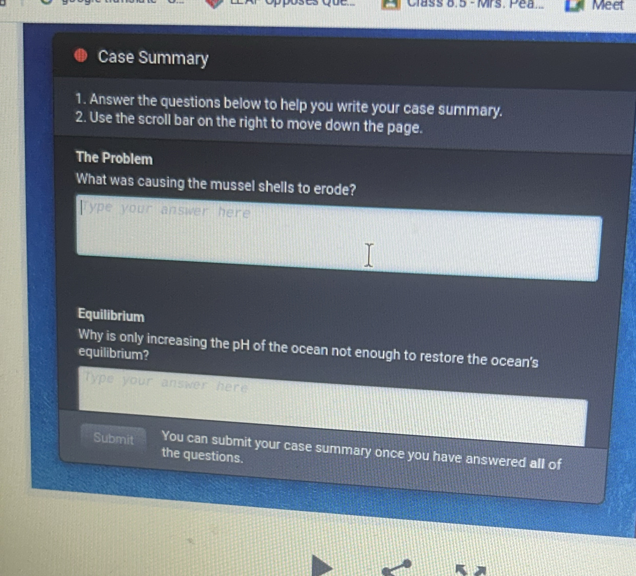 Solved Case SummaryAnswer the questions below to help you | Chegg.com