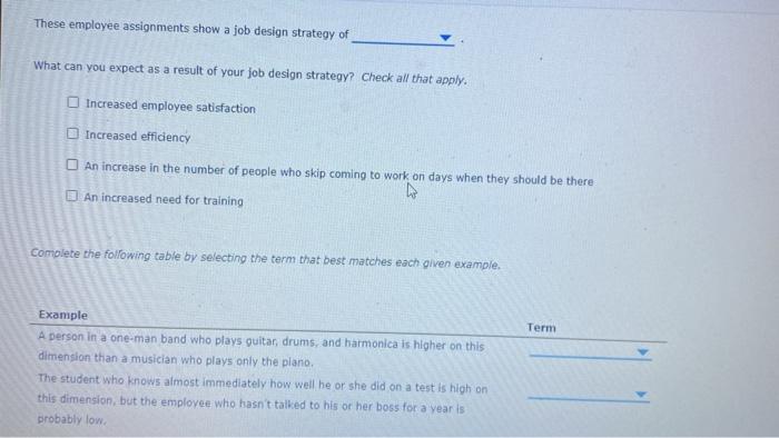 Solved 3. Job design Management at Work As the charge nurse | Chegg.com