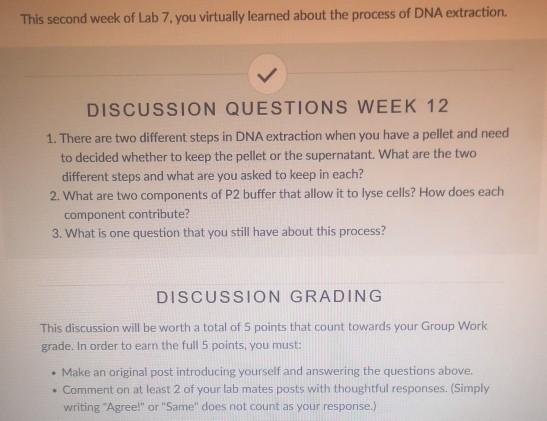 Solved This second week of Lab 7. you virtually learned | Chegg.com