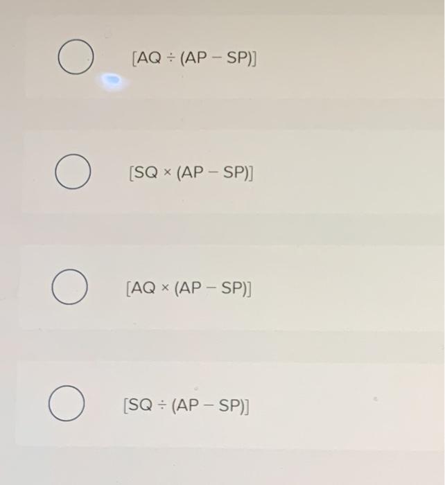 Solved Which of the following equations can be used to | Chegg.com