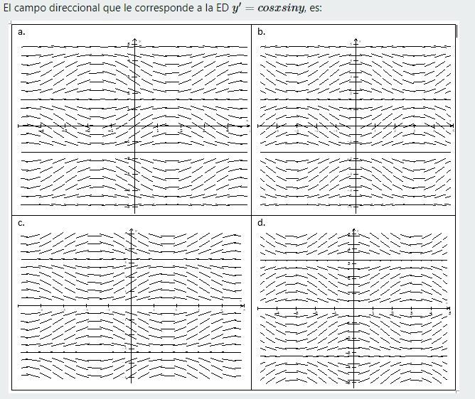 Solved The directional field that corresponds to the | Chegg.com