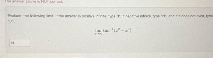 Solved Evaluate the following limit. If the answer is | Chegg.com