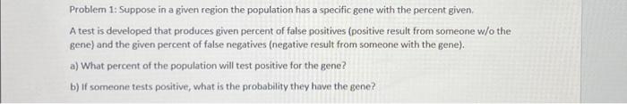 Solved Problem 1: Suppose in a given region the population | Chegg.com