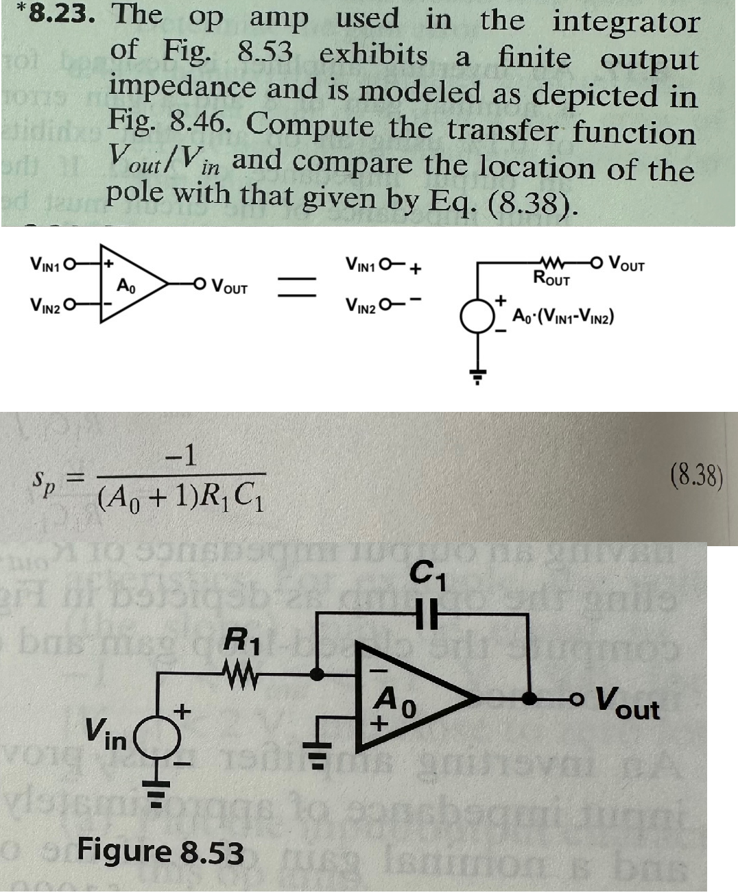 Solved Compute the transfer function Vout/vin and compare