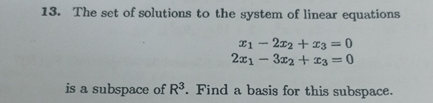 Solved The set of solutions to the system of linear | Chegg.com
