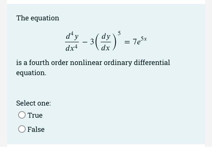 Solved The equation is a second order partial differential | Chegg.com