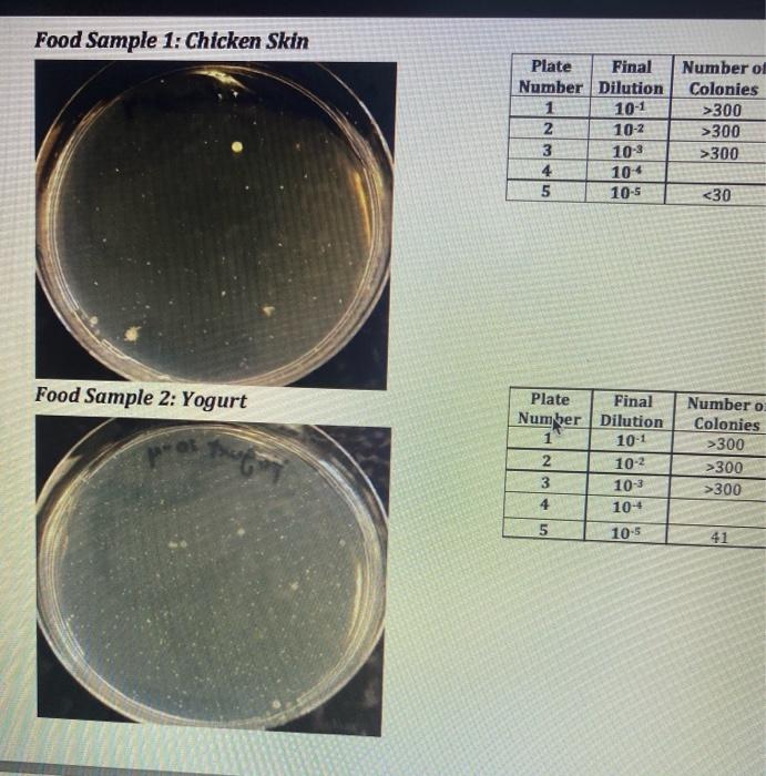 Part 1 Heterotrophic Plate Count Be sure to have