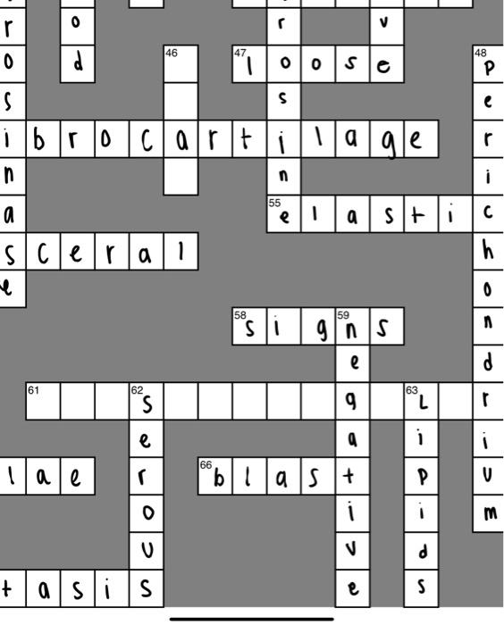 Solved can someone help me finish my crossword puzzle? im Chegg com