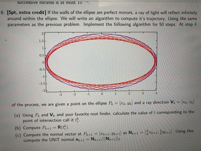 successive iterates is at most 10 6. [5pt, extra | Chegg.com