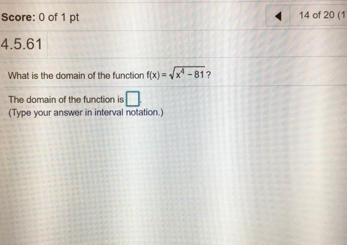 Solved Score: 0 of 1 pt 13 of 20 Setup & Solve-4.5.39 Solve | Chegg.com