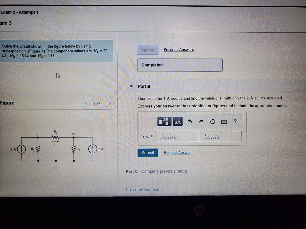 Solved Solve the circuit shown in the figure below by using | Chegg.com