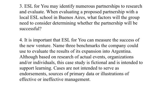 international markets assignment answers