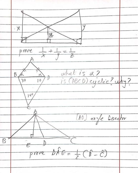 Solved solve it geometryI uploaded the questions before but | Chegg.com