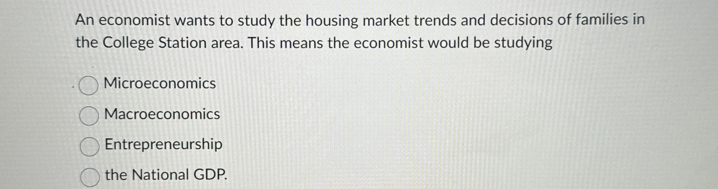Solved An economist wants to study the housing market trends | Chegg.com