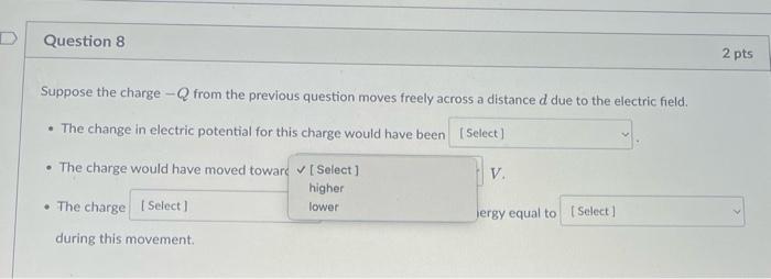 Solved Suppose the charge −Q from the previous question | Chegg.com