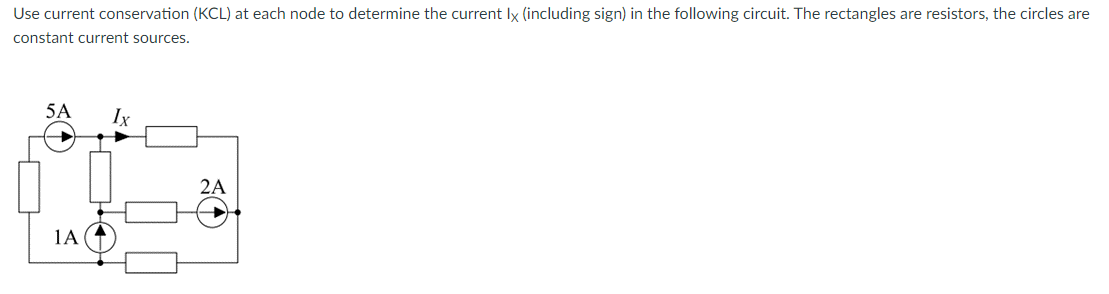 Solved Use current conservation ( KCL ) ﻿at each node to | Chegg.com