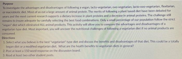 disadvantages of vegan diet