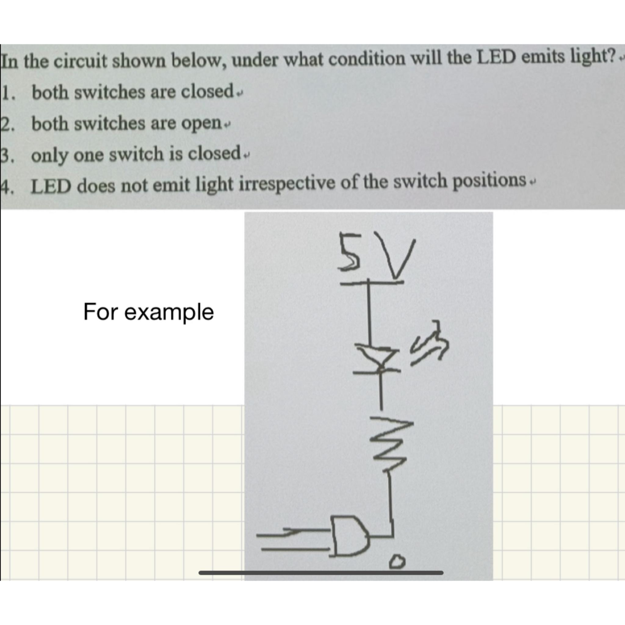 Solved In the circuit shown below, under what condition will | Chegg.com
