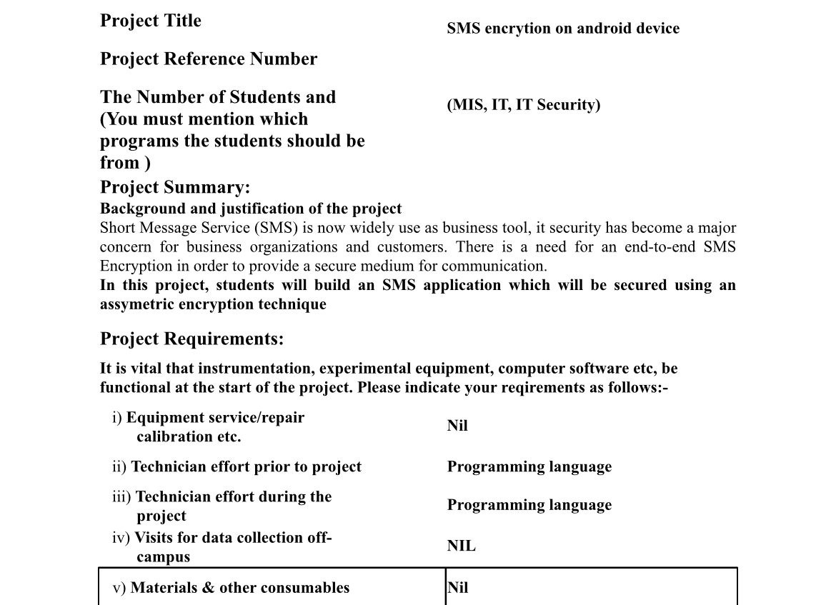 Solved Project TitleProject Reference NumberThe Number of | Chegg.com