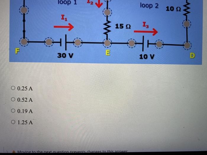Solved Question Completion Status Question 1 In the circuit