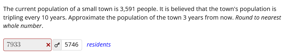 Solved Can someone explain how my answer is 5746 ﻿I am | Chegg.com