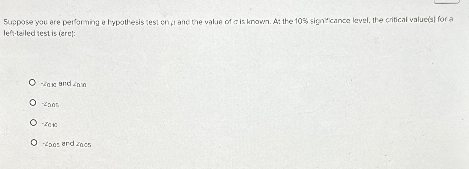 Solved Suppose you are performing a hypothesis test on | Chegg.com