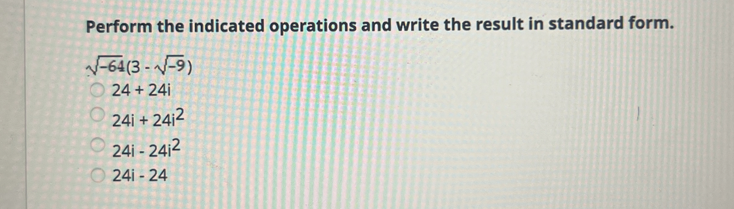 Solved Perform the indicated operations and write the result | Chegg.com