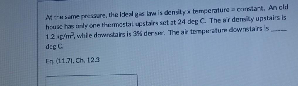 The gas thermostat Physics Homework Help, Physics Assignments and