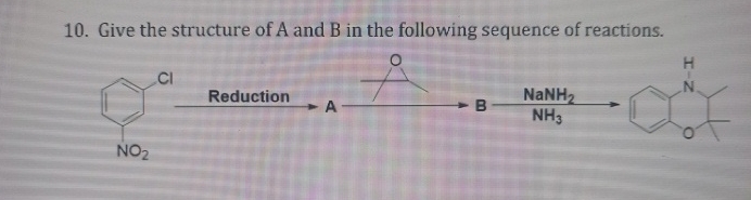 Solved Give the structure of A and B ﻿in the following | Chegg.com