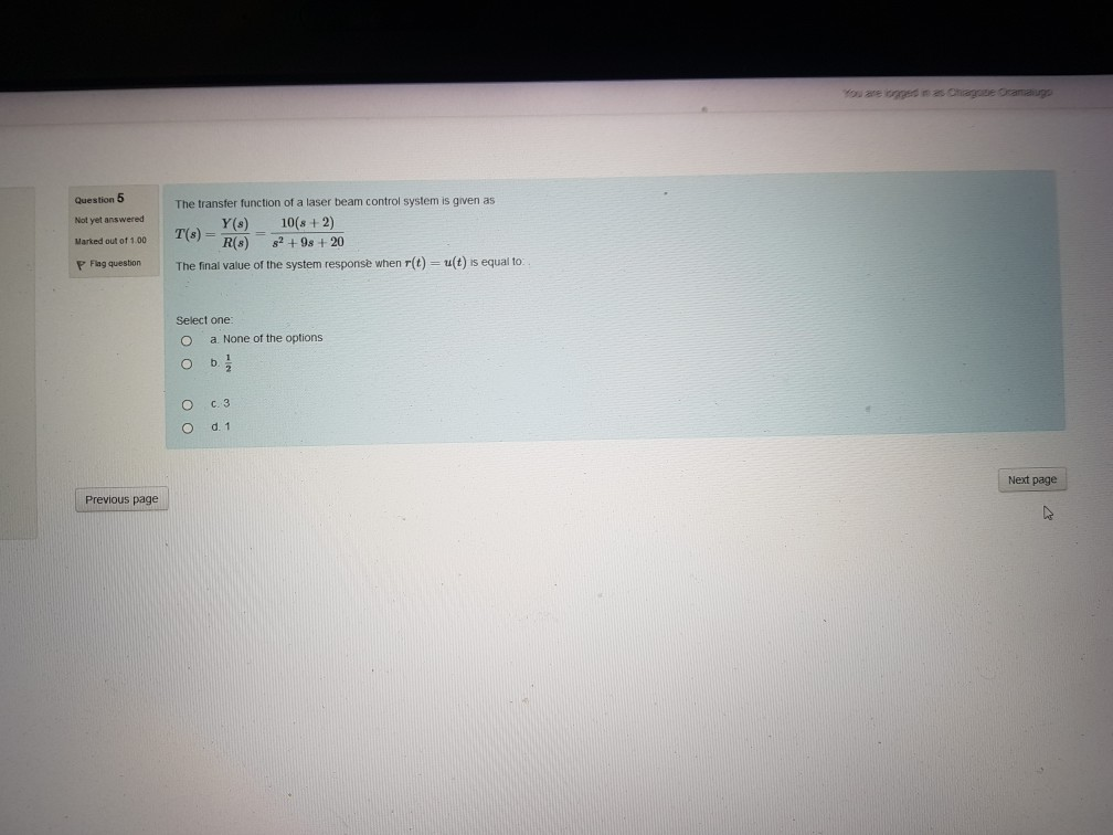 Solved muestion 1 Consider the control system shown in | Chegg.com