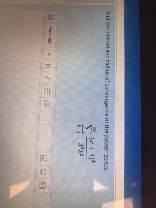 Solved Find The Interval And Radius Of Convergence Of The Chegg Solved Find The Interval And Radius Of Convergence Of The Chegg
