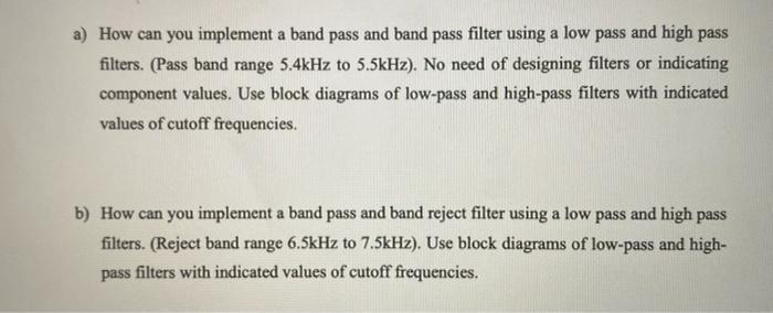 Solved Please Answer BOTH Parts In DETAILS, And Don't Forget | Chegg.com