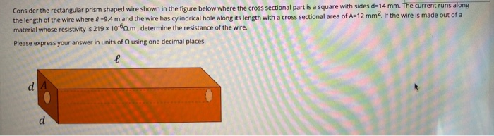 Solved Consider the rectangular prism shaped wire shown in | Chegg.com