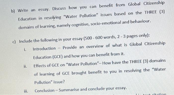 essay water pollution 2
