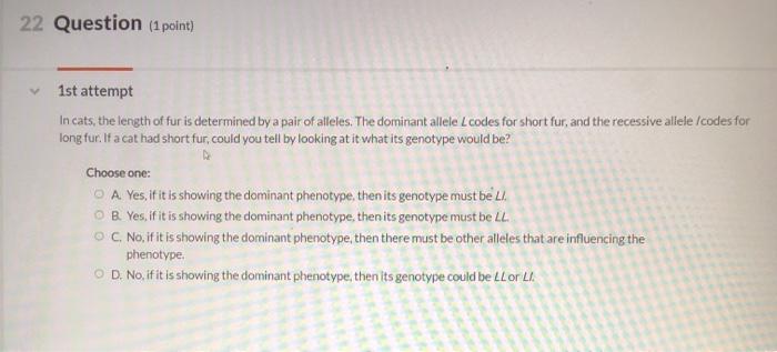 Solved 20 Question (1 point) 1st attempt Which of the | Chegg.com