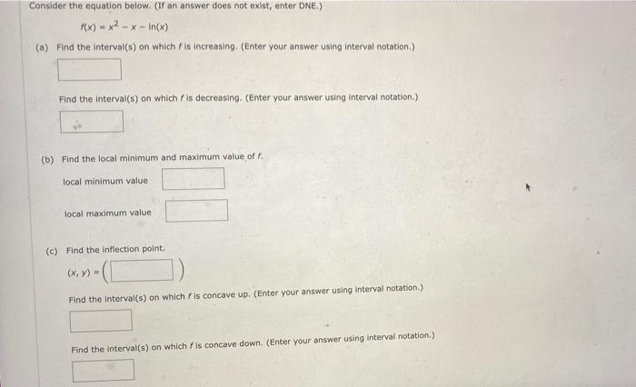 [solved] Consider The Equation Below If An Answer Does N