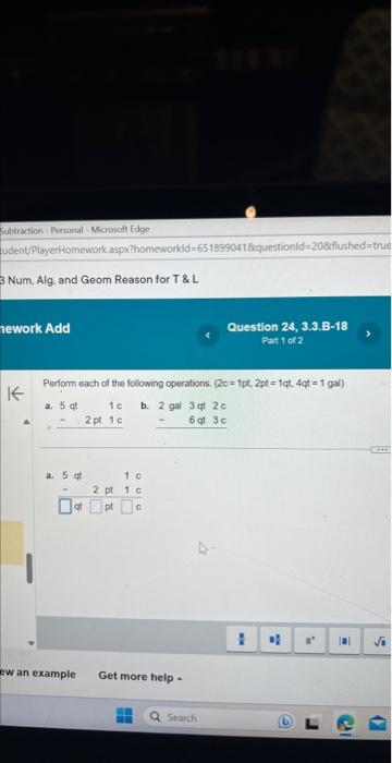 Solved Perform each of the following operations. | Chegg.com
