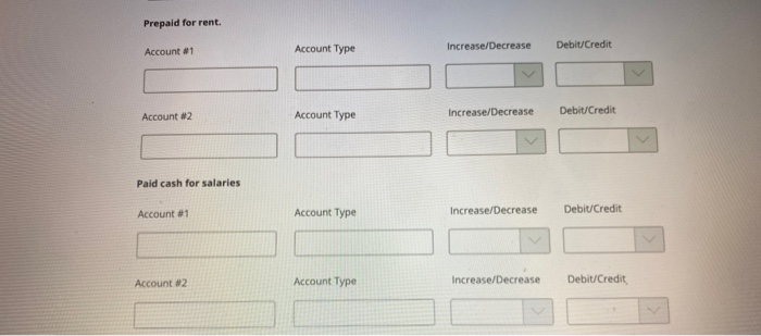 Solved Review the transactions and determine the accounts, | Chegg.com