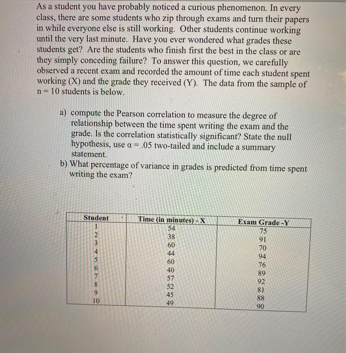 Solved As A Student You Have Probably Noticed A Curious | Chegg.com