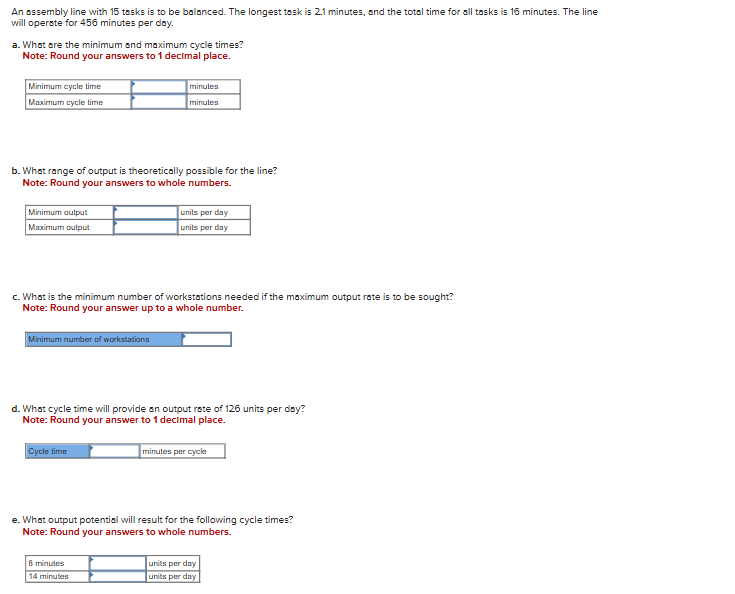 Solved An ossembly line with 15 ﻿tosks is to be balanced. | Chegg.com