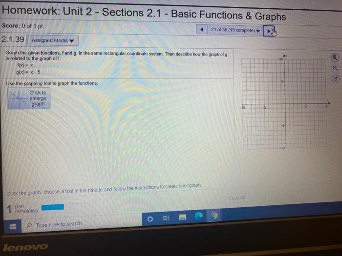 Solved Homework: Unit 2 - Sections 2.1 - Basic Functions & | Chegg.com