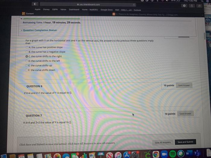 Solved Remaining Time: Question Completion Status: GRAPHING | Chegg.com