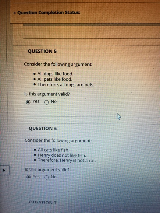 Solved Question Completion Status: QUESTION 5 Consider The | Chegg.com