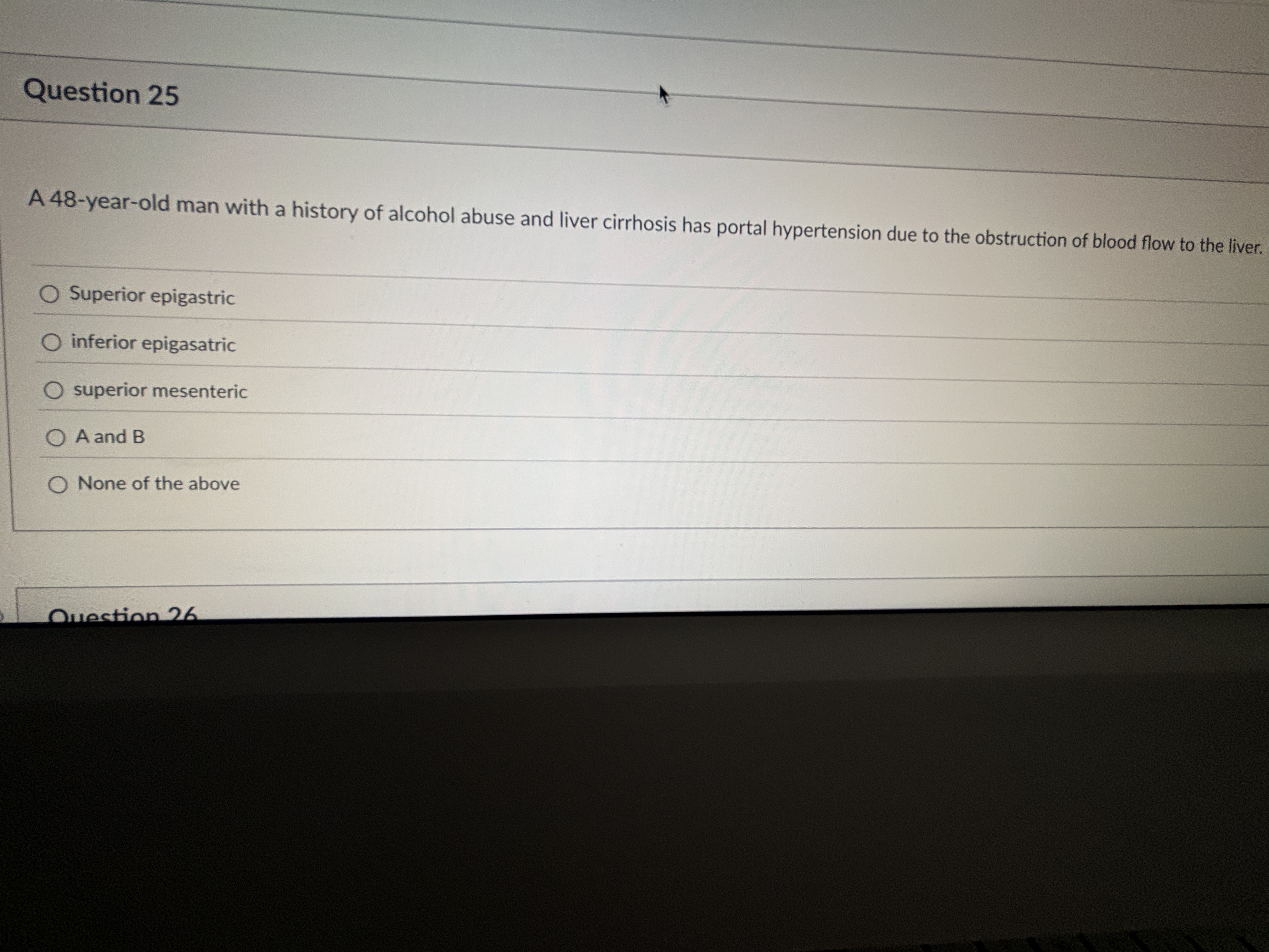 Solved Question 25A 48-year-old man with a history of | Chegg.com