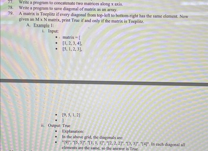 Solved Write A Program To Concatenate Two Matrices Along X | Chegg.com