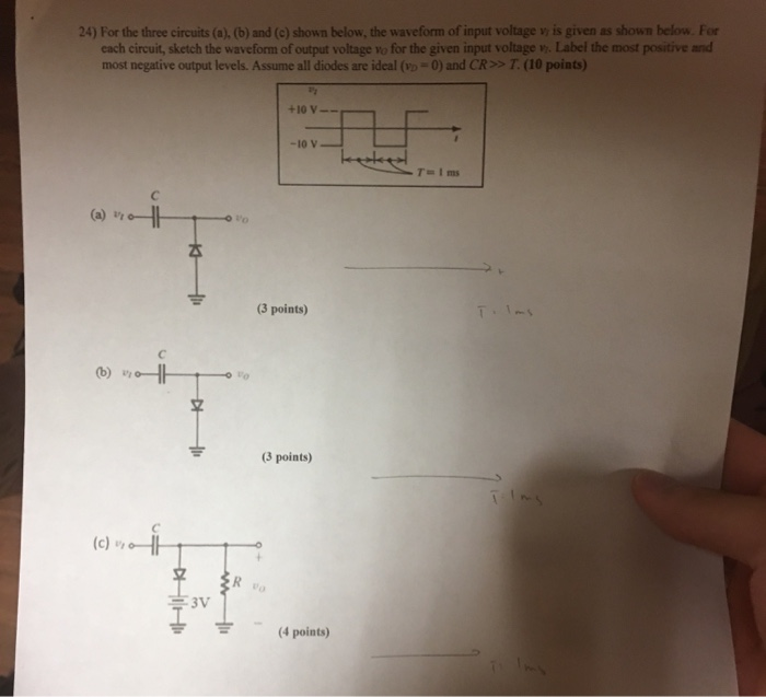 Solved 24) For The Three Circuits (a), (b) And (c) Shown | Chegg.com