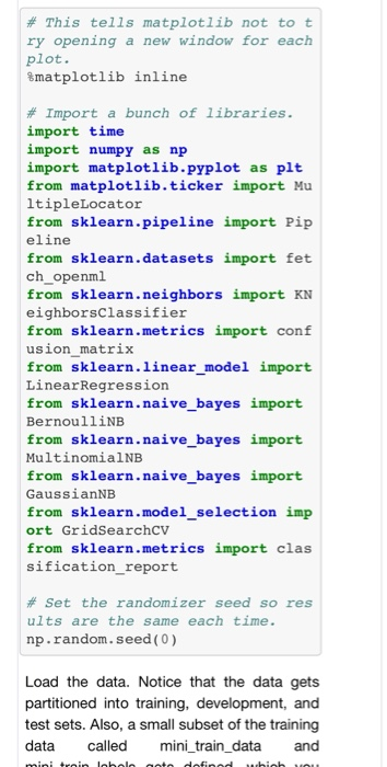Solved # This tells matplotlib not to t ry opening a new | Chegg.com