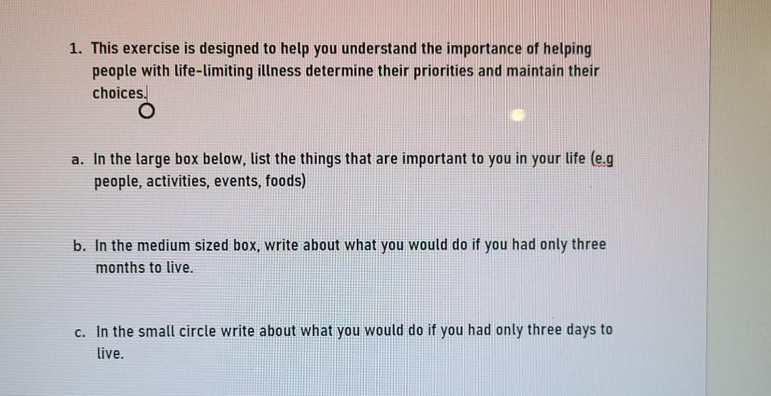 Solved 1. This exercise is designed to help you understand | Chegg.com