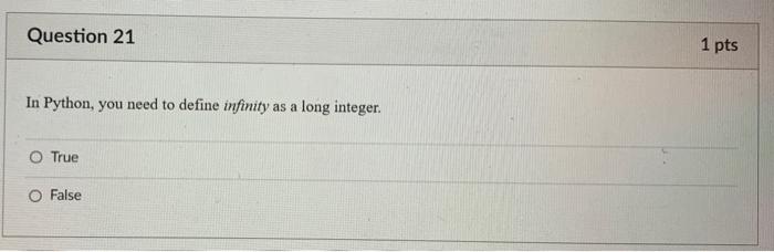 Solved Question 26 1 pts Which of the following is NOT a | Chegg.com