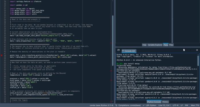 i need help adding these lines to this python code, | Chegg.com